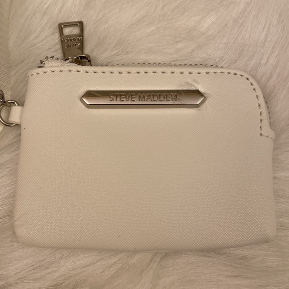 NWT Steve Madden BHAMA Crossbody - w/ Matching Wallet - White - Picture 7 of 15
